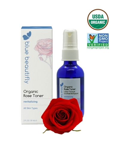 Organic Rose Toner: Blue Beautifly