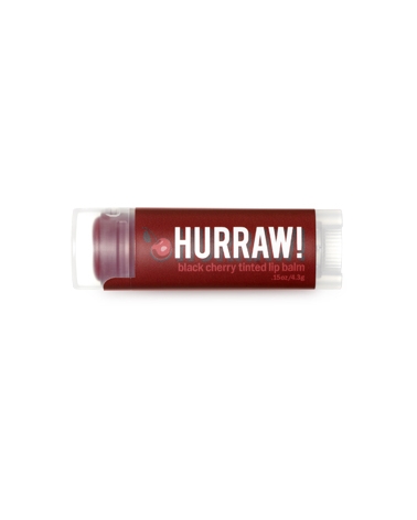 Black Cherry tinted lip balm: Hurraw!
