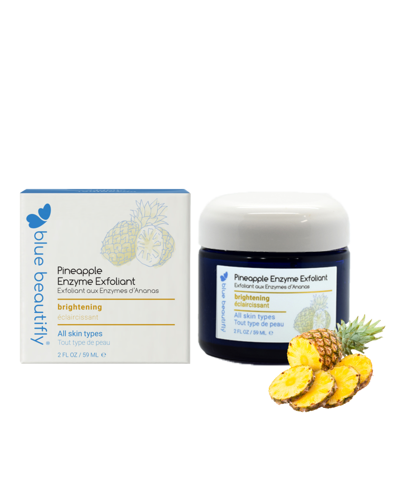EXFOLIANT aux enzymes d'ananas: Blue Beautifly