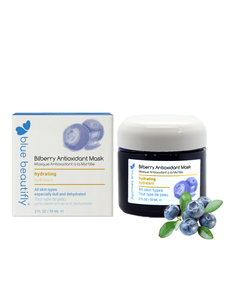 MASQUE antioxydant à la myrtille: Blue Beautifly