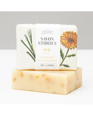 N°8 CALENDULA BAR SOAP with lemongrass: Savon Stories