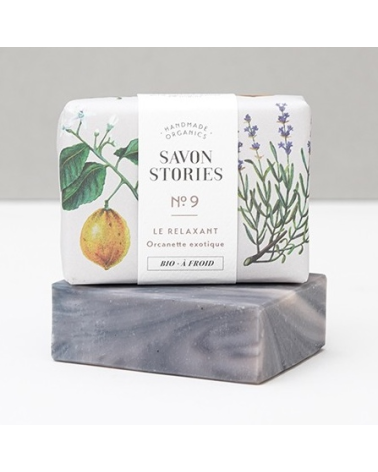 N°9 ALKANET WILD GARDEN BAR SOAP with lavender, geranium & bergamot: Savon Stories