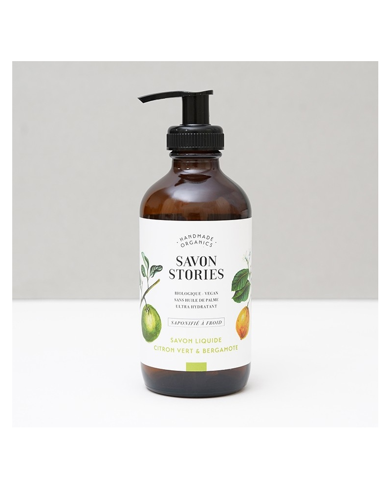 "LIME & BERGAMOT" hand & body wash - moisturising & energising: Savon Stories