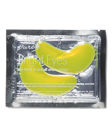 "BRIGHT EYE MASK" masque hydratant pour les yeux: 100% Pure