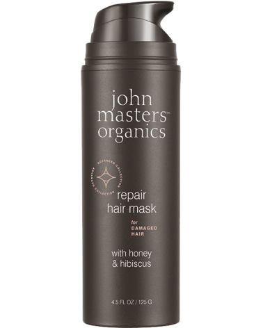 "REPAIR HAIR MASK" masque pour cheveux abîmés au miel et à l'hibiscus: John Masters Organics