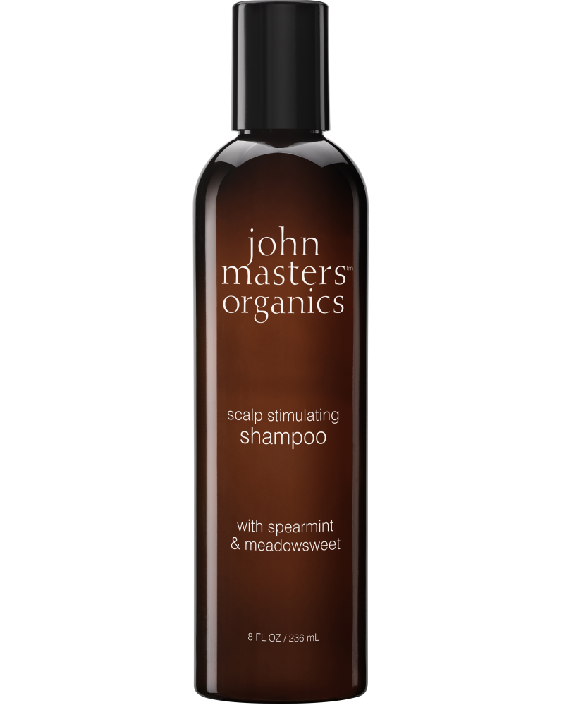 "SCALP STIMULATING SHAMPOO" shampoing stimulant à la menthe poivrée et à la reine-des-prés: John Masters Organics