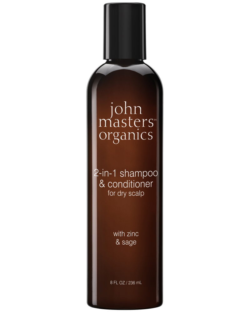 "2-IN-1" shampoo & conditioner for dry scalp with Zinc & Sage: John Masters Organics