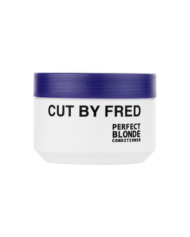 PERFECT BLONDE CONDITIONER corrects yellow reflections for blond to white hair: Cut by Fred