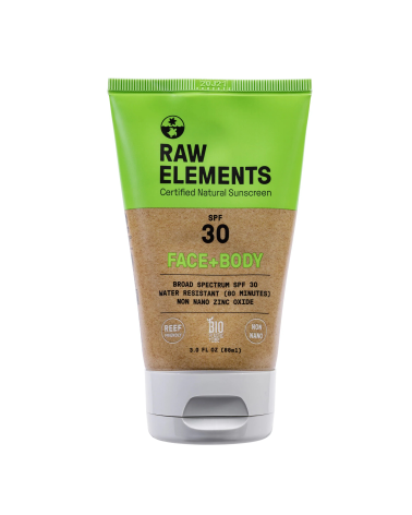 FACE + BODY sunscreen SPF30 (tube): Raw Elements USA