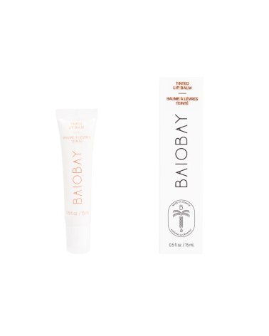 TINTED LIP BALM with coconut oil and shea butter: Baiobay