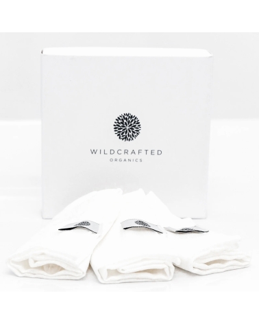 Luxury cleansing cloths: Wildcrafted Organics