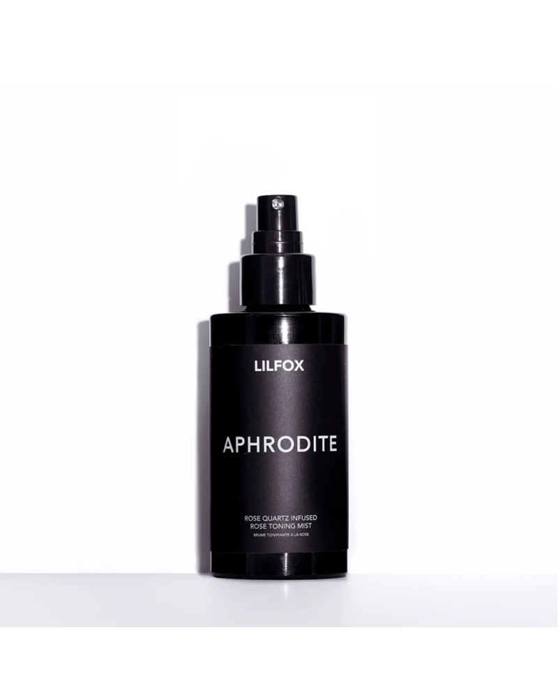 APHRODITE, rose water toning mist infused with rose quartz: LILFOX