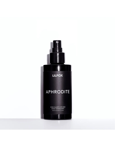 APHRODITE, rose water toning mist infused with rose quartz: LILFOX