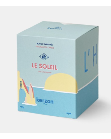 LE SOLEIL, fragranced candle Coconut & Frangipani: Kerzon