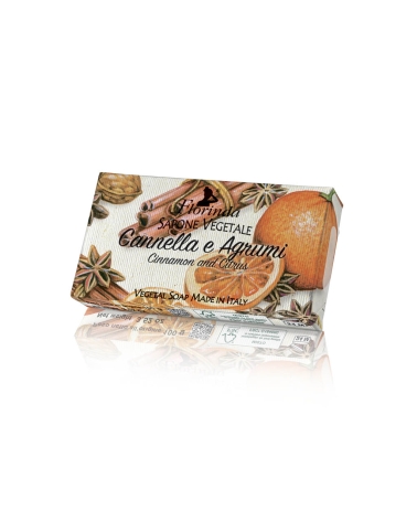 CANNELLA E AGRUMI, cinnamon and citrus bar soap: Florinda