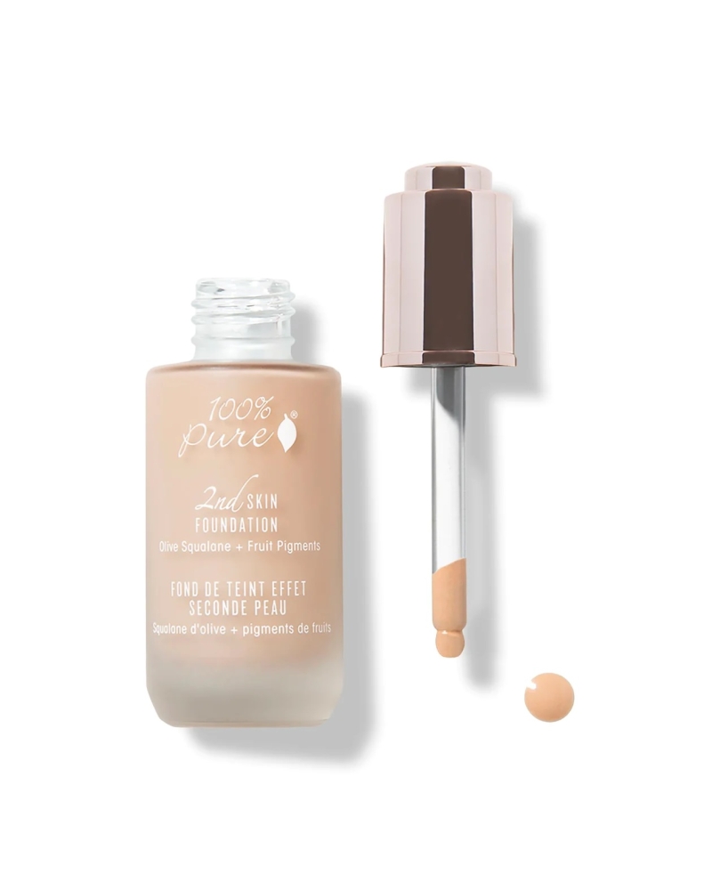 2nd skin foundation, fruit pigmented: 100% Pure