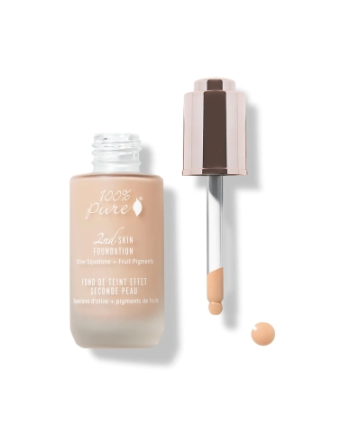 2nd skin foundation, fruit pigmented: 100% Pure