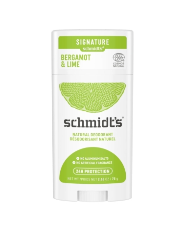 BERGAMOT & LIME déodorant stick: Schmidt's Natural