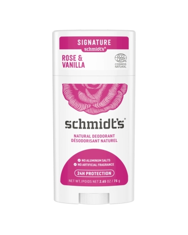 ROSE & VANILLE déodorant stick: Schmidt's Natural