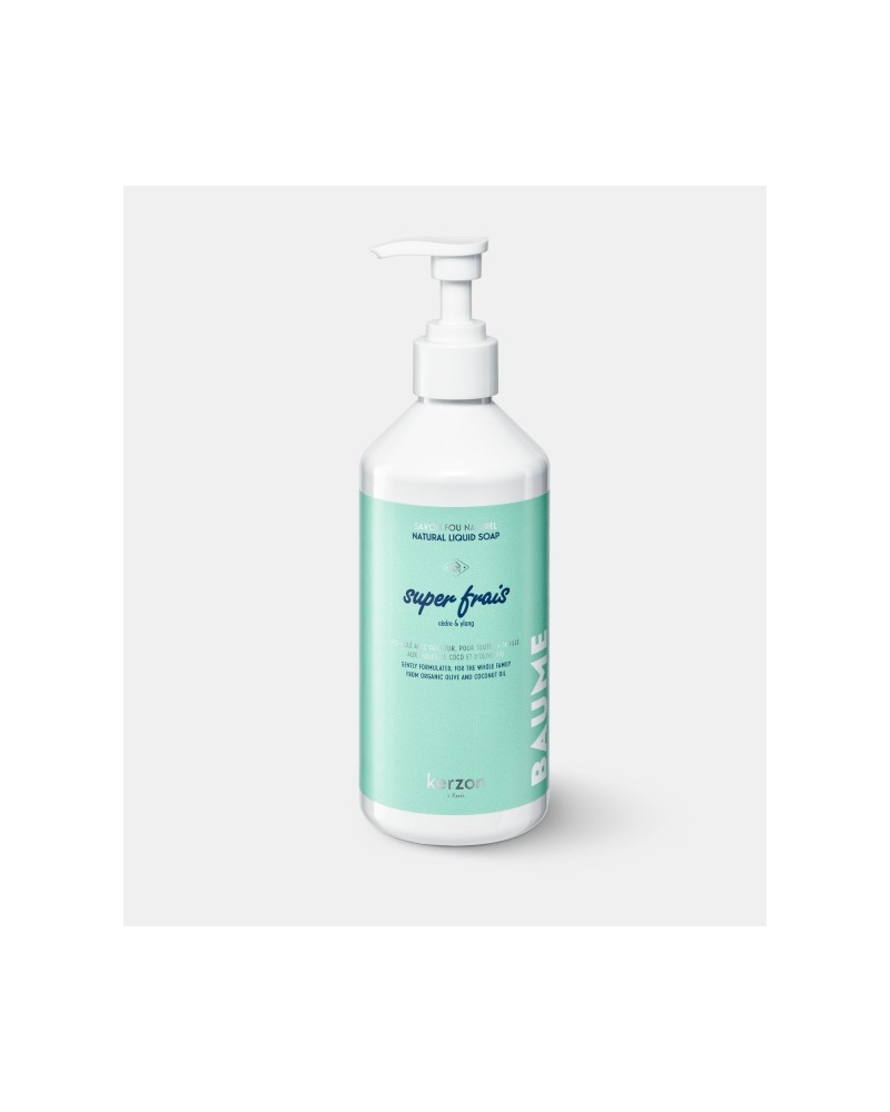 SUPER FRAIS, liquid soap Cedar & Ylang: Kerzon