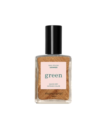 SHIMMER, a honey-glazed bronze with cool undertones nail polish: Manucurist