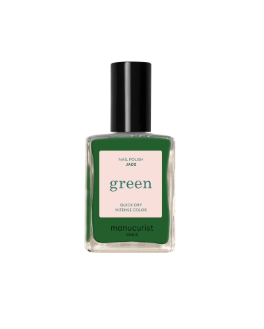 JADE, a green with cool undertones nail polish: Manucurist