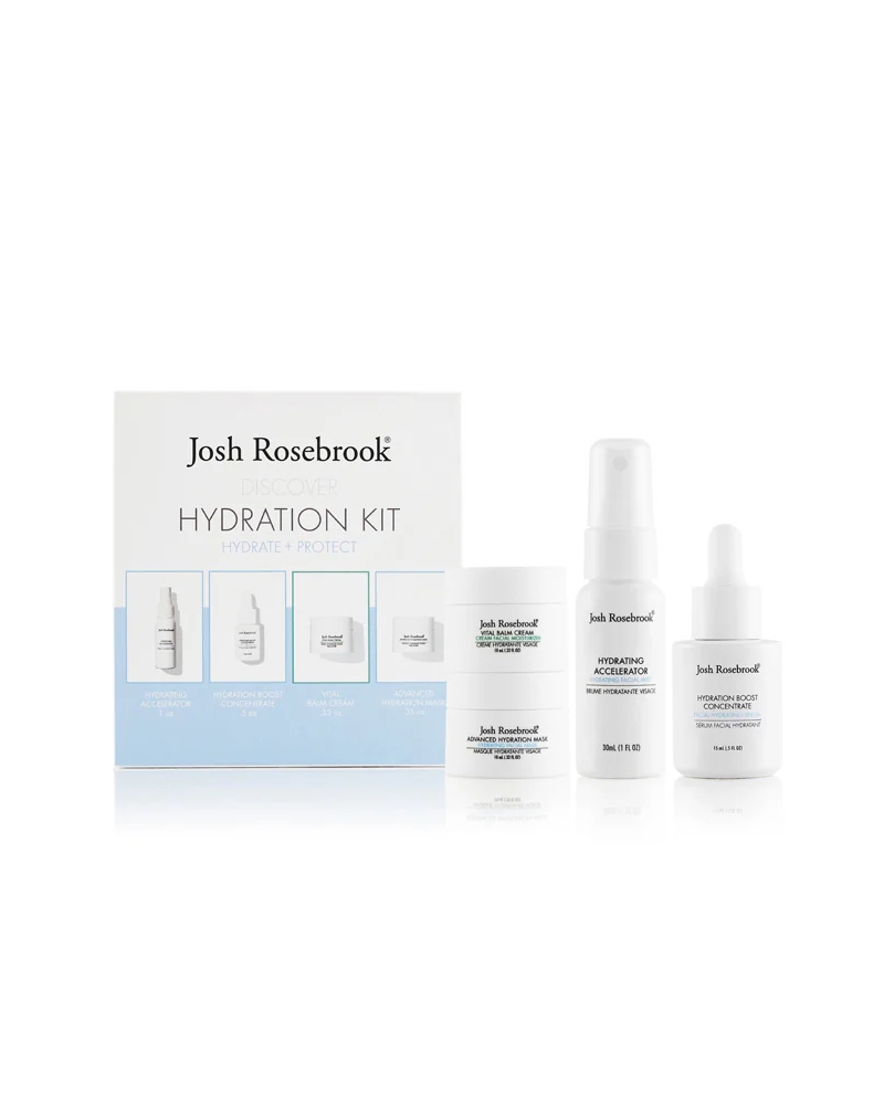 HYDRATION KIT, for a super hydrating routine: Josh Rosebrook