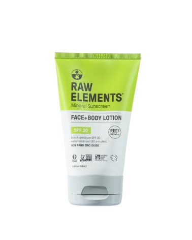 FACE + BODY sunscreen SPF30 (tube): Raw Elements USA