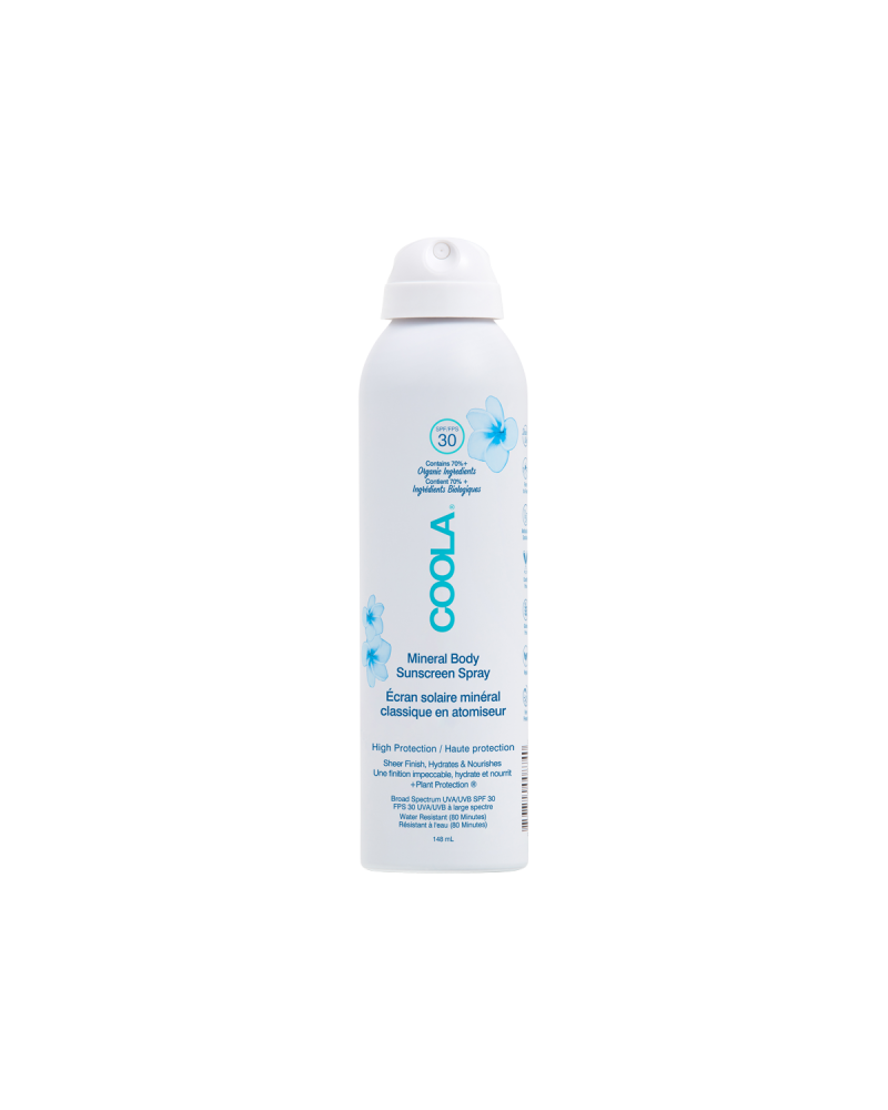 Spray crème solaire minérale SPF30: Coola
