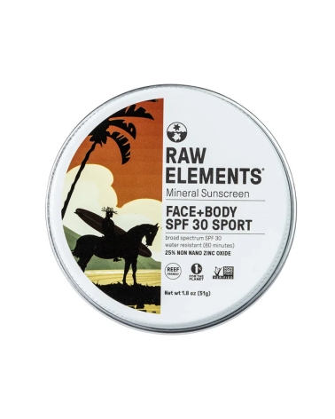 SPF 30 MIKE FIELD Crème solaire Visage & Corps pour les conditions extrêmes: Raw Elements